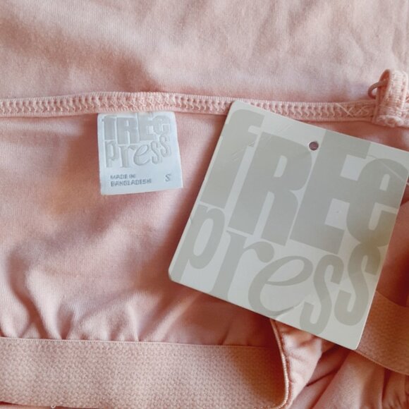 NEW Free Press Cotton Tank Top in Pink Small - Picture 3 of 4